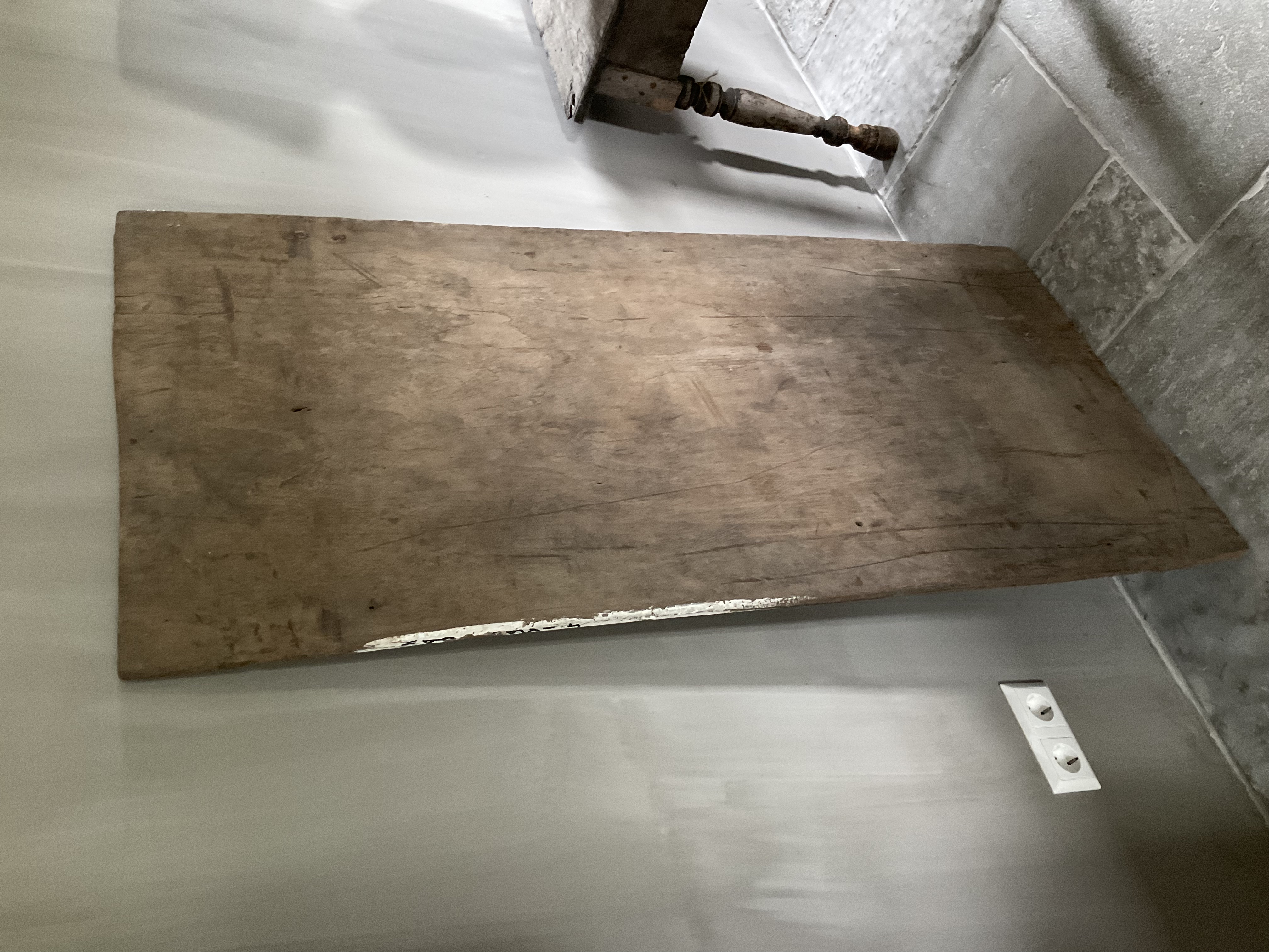 Houten tafelblad/ oud houten plaat