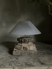 Chinese lampenkap elephant/ w, 37 cm •