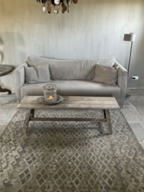 Salontafel-bankje 1.50 m x 40 cm, nr 13