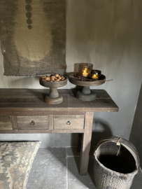 Sidetable driftwood met 4 lades .