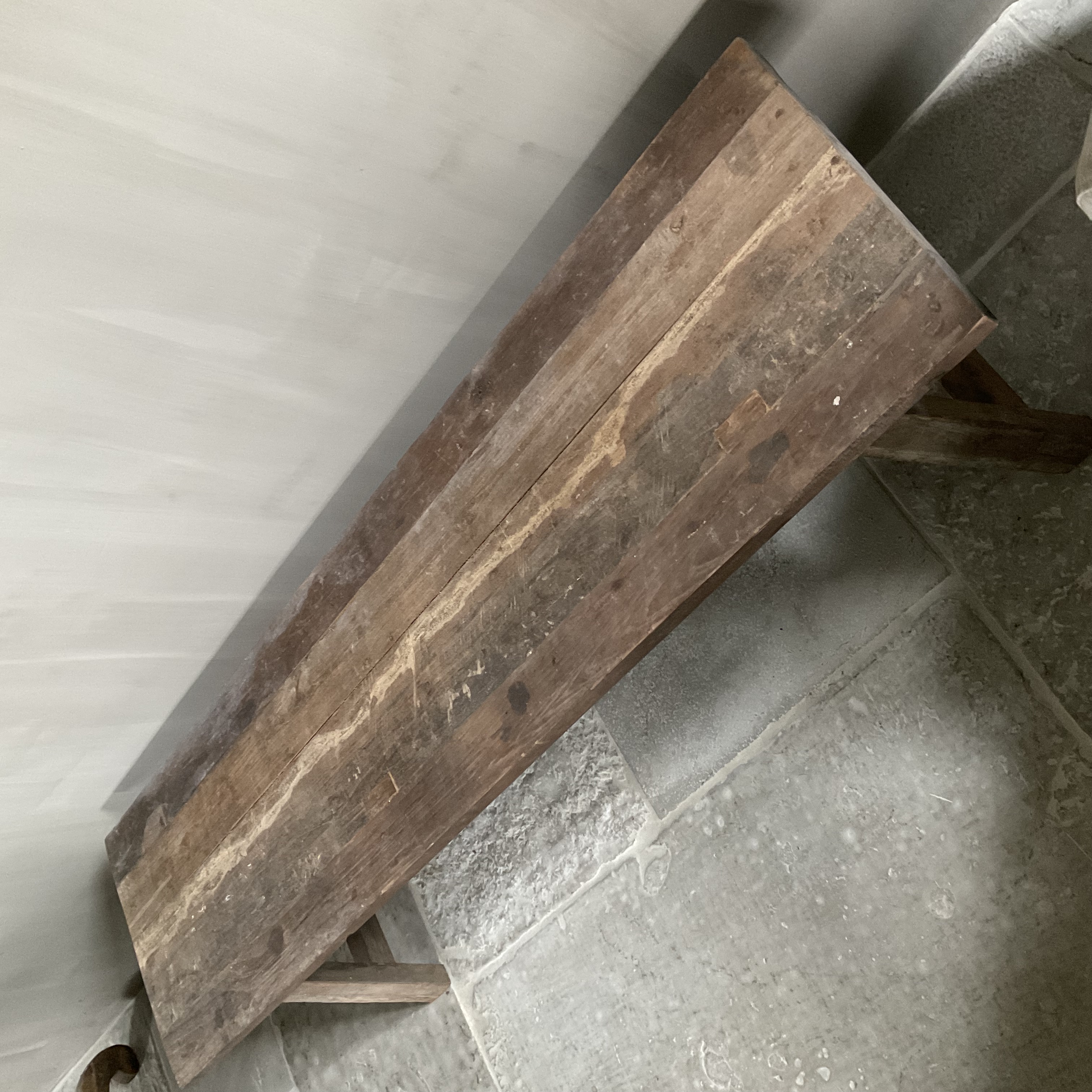 Salontafel - bankje 1.50 m x 40 cm, nr 1