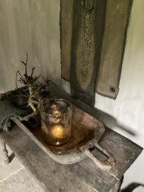 Houten bak met handvat, nr 14 •