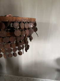Plafonnière, kleine schijfjes roest, 50 cm