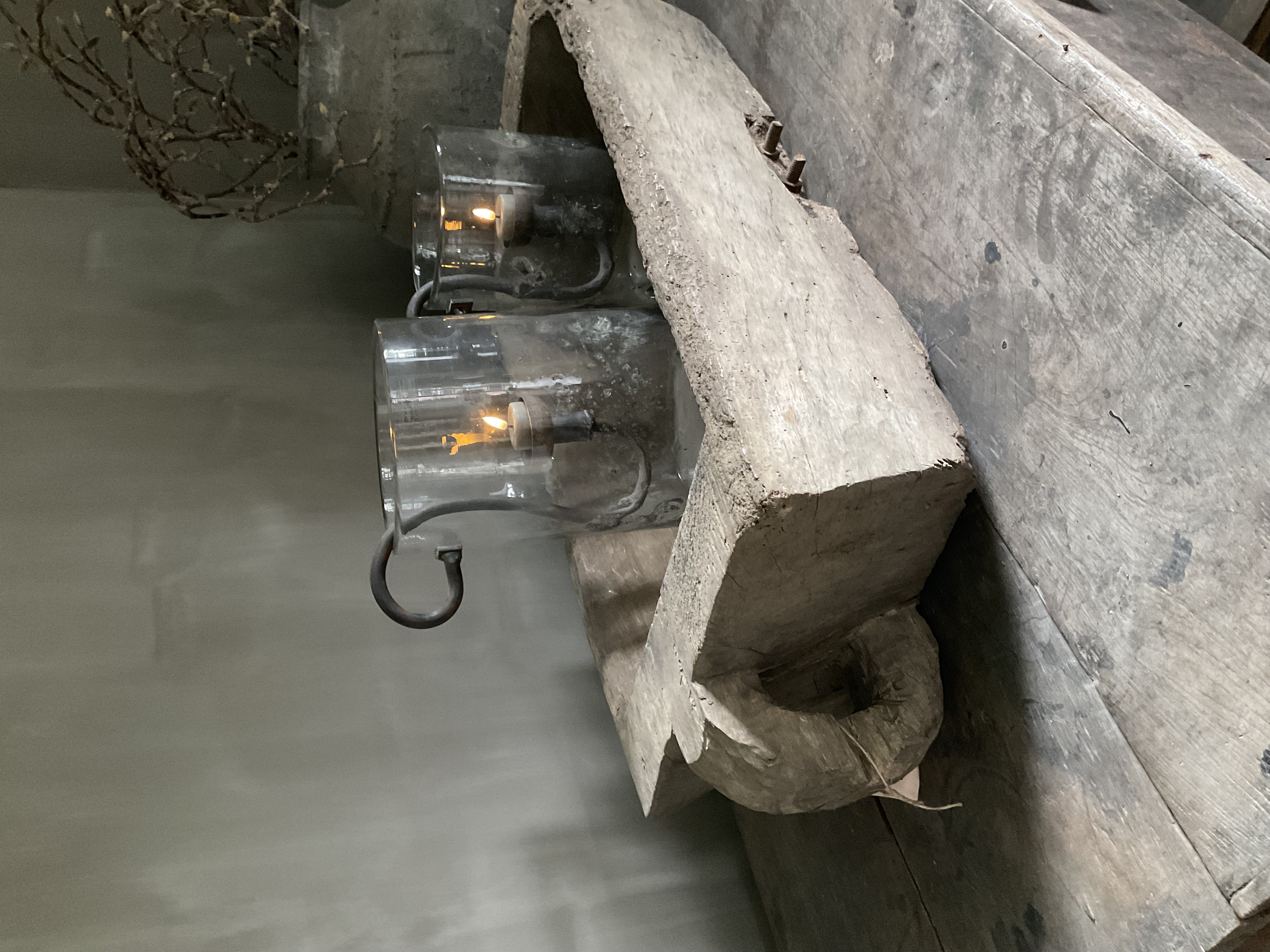 Houten bak met handvat, nr 1