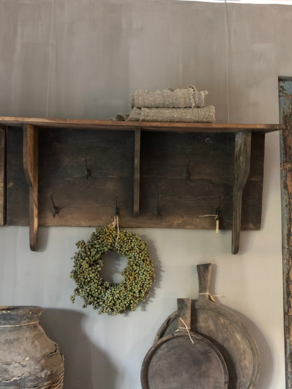 Stuwkracht Uitrusting Verloren Kapstok van oud hout | Spiegels, panelen, ladders, luiken en kapstokken |  De Knotwilg Landelijk Wonen