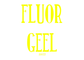 Fluor flexfolie Geel 30 x 50 cm