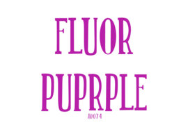 Fluor flexfolie Purple 20 x 25 cm