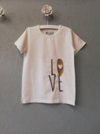 LoVe - Zwart met goud 134/140 LS