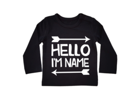 Naamshirt Hello I'm ...