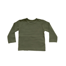 Basic Shirt Legergroen