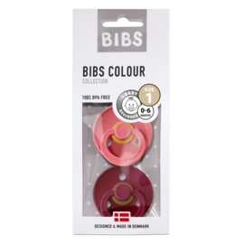 BIBS SPEEN CORAL/RUBY