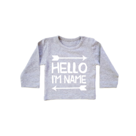 Naamshirt Hello I'm ...