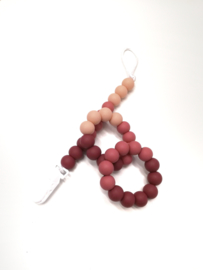 Bijtring triple maroon
