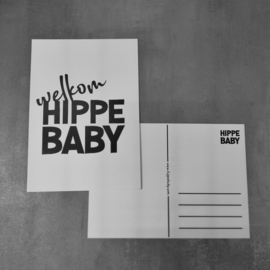 Postkaart Hippe baby