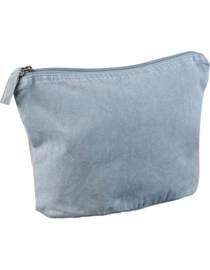 Toilettas Vintage met geborduurde naam (verschillende kleuren)