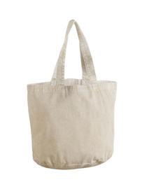 Shopper Vintage met geborduurde naam (verschillende kleuren)