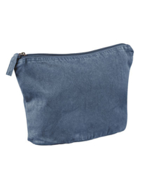 Toilettas Vintage met geborduurde naam (verschillende kleuren)