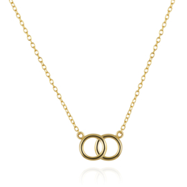 Gold Vermeil Circles Necklace