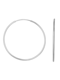 Amara Hoops 50 mm - Sterling Zilver