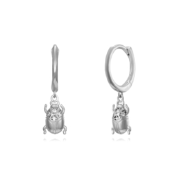 Ladybug Sterling Silver Hoops Oorbellen