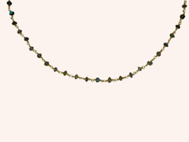 Labradoriet Glow Ketting - Gold Plated