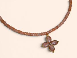 Zonnesteen Ladakhi Ketting - Gold Plated