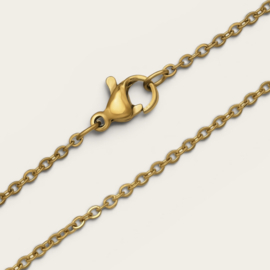 Basis Ketting - Stainless Steel Goud