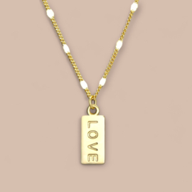 Love Necklace Gold Vermeil
