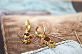 Celestial Ember Oorbellen - Gold Plated