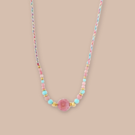 Flower Cord Necklace