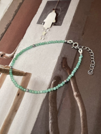 Chrisophrase Sterling Silver Bracelet / Armband