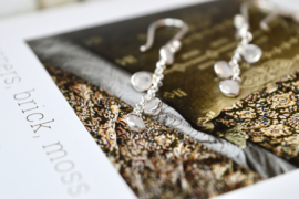 Moonstone Sterling Silver Chain Earrings