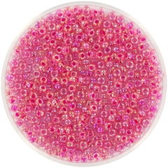 Miyuki Rocailles 2 mm Hot Pink Lined Crystal Ab 355