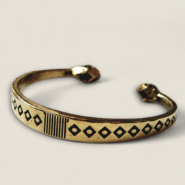 Tribal Brass Bangle