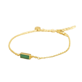 Kairi Bracelet Agate Gold Vermeil / Muja Juma Armband