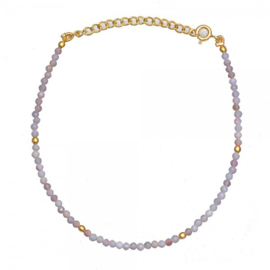 PINK OPAL GOLD VERMEIL BRACELET