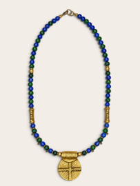 Jaipur Talisman Ketting - Brass
