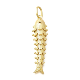 Vis Groot Bedel - Gold Plated