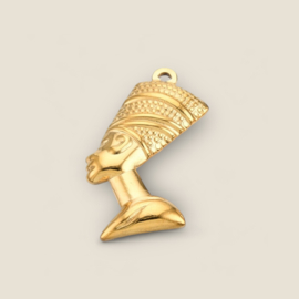 Nefertiti Bedel RVS Gold Plated