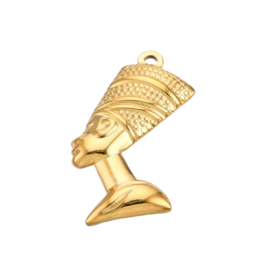 Nefertiti Bedel RVS Gold Plated