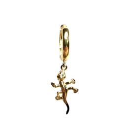 Tiny Lizard Hoop Gold Plated