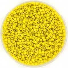 Miyuki Delica 2 mm Opaque Glazed Fosted Yellow 11-2283