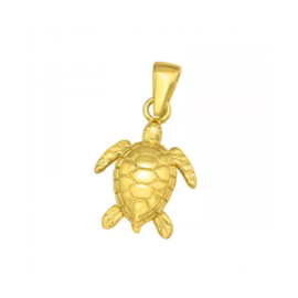 Gold Vermeil Sea Turtle Pendant