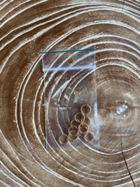 Splitringen 8 mm Goud RVS (10x)