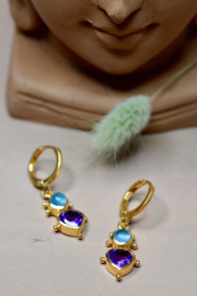 Celestial Radiance Oorbellen - Gold Plated