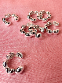 Hartjes Ear Cuff - Silver Plated