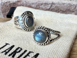 Labradorite Boho Ring Sterling Silver