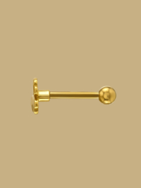 Lucky Clover Piercing - Gold Vermeil