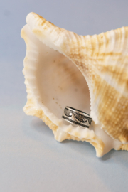 Waves Ear Cuff Sterling Silver