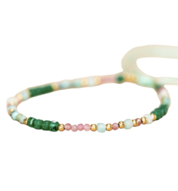 Healing Stones Bracelet Gold Plated / Muja Juma